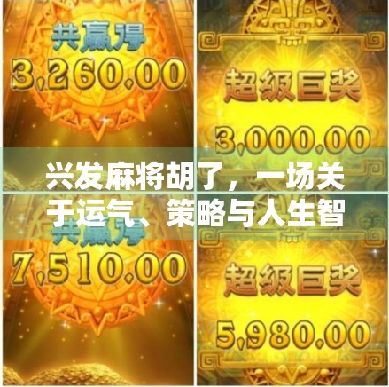 兴发麻将胡了,一场关于运气、策略与人生智慧的博弈